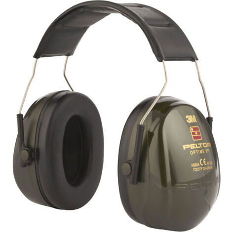 Casque anti-bruit Optime II vert SNR 31 3M