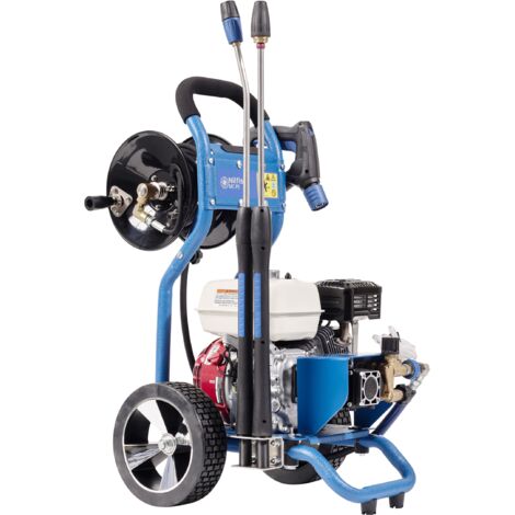 Nilfisk – Nettoyeur haute pression thermique 210 bars – Débit 770 L/h – Moteur thermique autonome pour chantiers – Mobilité optimale