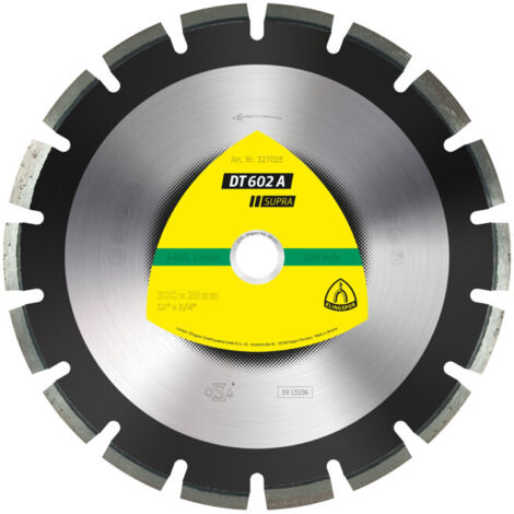 Disque diamant Supra ASPH 300x2.8x20mm AS DT602A Klingspor (1/4)