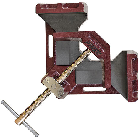 Piher – Presse d'angle pour métal 65x35mm – Capacité de serrage 8,5 cm – Design robuste en fonte nodulaire – Pour assemblages d'angles 90°