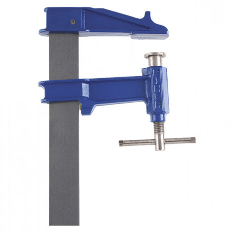 Piher – Serre-joint à pompe 300mm – Capacité de serrage 900kg – Jante acier laminé 30x8mm – Frein antidérapant – Pour ateliers et chantiers