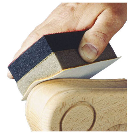 50 feuilles abrasives VC 152 VELOURS rectangulaires 70 x 115mm G120 - HERMES - 6075104