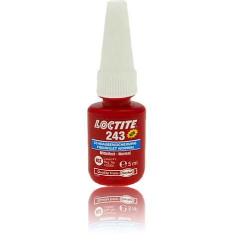 Loctite 243, frein filet résistance normale, frein filet bleu pour blocage et ét