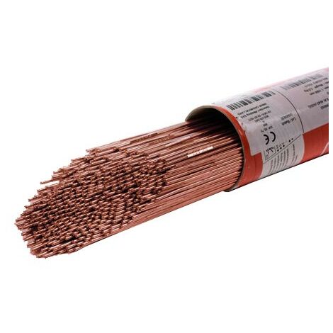 Baguette TIG acier F57BP 2.4mm – Étui de 5kg – Soudage aciers au carbone et faiblement alliés – Résistance à la traction 530 MPa