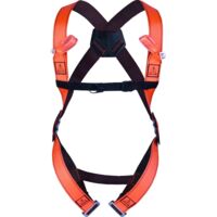Harnais 2 points antichute Dorsal, Sternal Acier, Polyester Orange