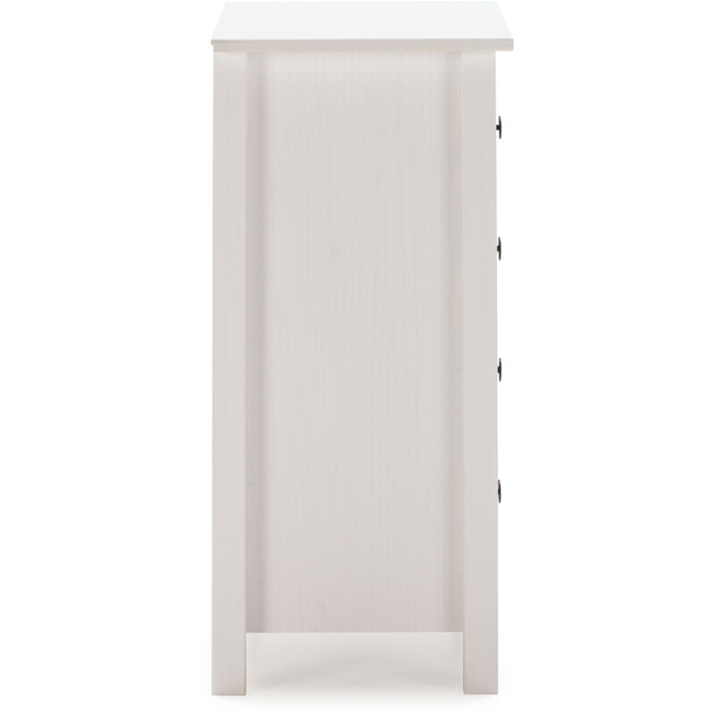 Cassettiera Magda 5 Cassetti Colorati - Pino Massiccio Stile Nordico - Foto 6