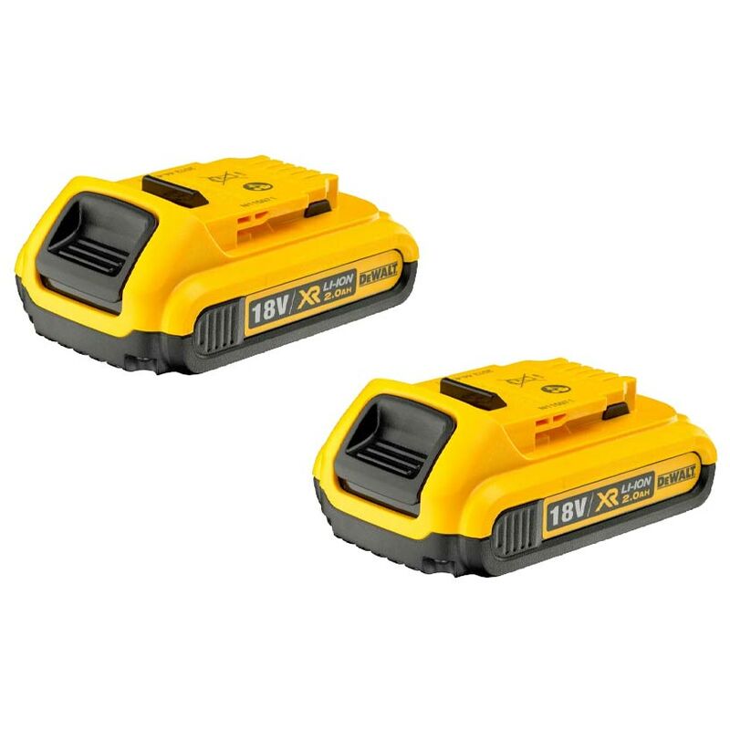 DeWalt DCB183 18V XR SLIDE 2.0AH Li-ion Battery Pack Of 2