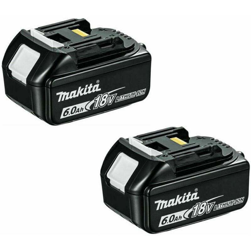 Makita BL1860B Genuine 18V 6.0Ah Li-Ion Twin Battery Pack With Charge Level Indicator