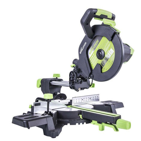Evolution EVLF255SMS F255SMS TCT Multi-Material Sliding Mitre Saw 255mm 1600W 240V