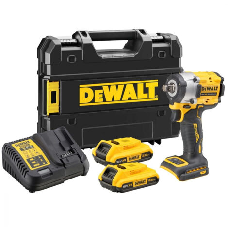 DeWalt DCF921D2T-GB 18v 1/2" Impact Wrench Kit 2 x 2Ah Batts