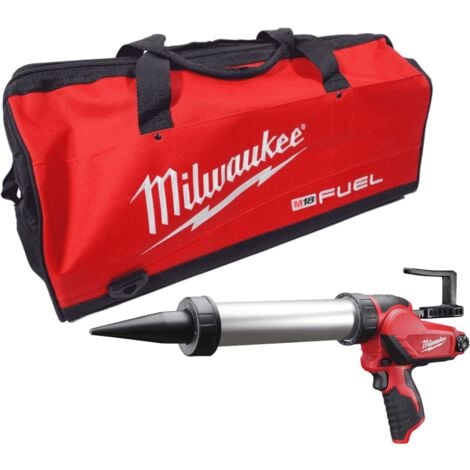 Milwaukee M12PCG/400A-0B 12v 400ml Sub Compact Caulking Gun - Body Only & 24 Soft Bag