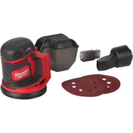 Milwaukee M18BOS125-0 18V Random Orbital Sander (125mm) - Body Only 4933464228