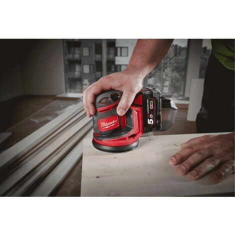 Milwaukee M18BOS125-0 18V Random Orbital Sander (125mm) - Body Only 4933464228