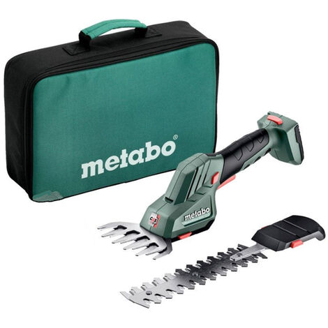 METABO Powermaxx SGS 12 Q Cordless Shrub and Grass Shears &amp Soft case