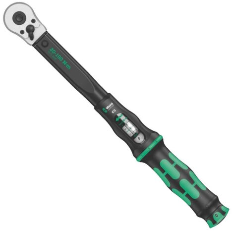 Wera 075621 Click-Torque C 2 1/2" Drive Reversible Torque Wrench 20-100Nm
