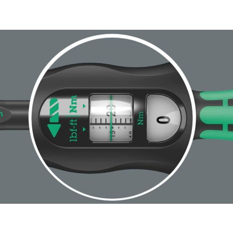 Wera 075621 Click-Torque C 2 1/2" Drive Reversible Torque Wrench 20-100Nm