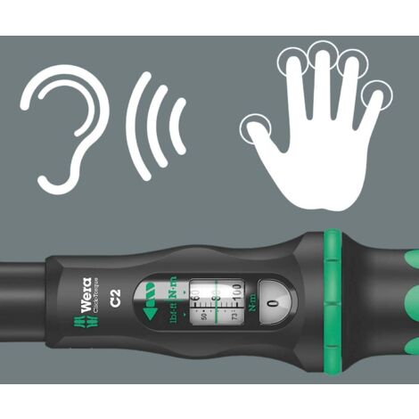 Wera 075621 Click-Torque C 2 1/2" Drive Reversible Torque Wrench 20-100Nm