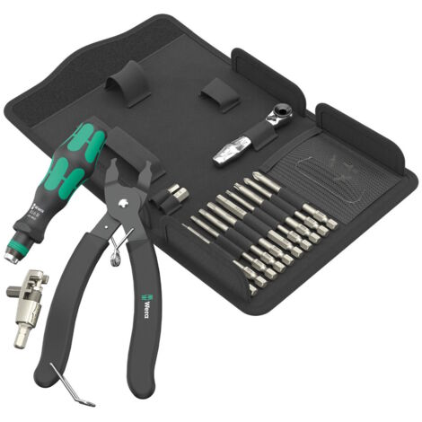 Wera Screwdriver Chain Riveter Repair Tool 9532 Bicycle Set 20 Piece 136042 (1/5)