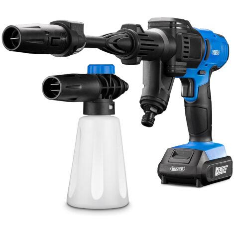 Draper 97533 D20 Cordless 20V Pressure Washer Kit with Battery and Charger