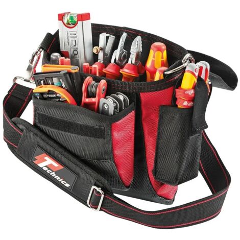 Technics PT251 Satchel Tool Bag - Tough Strong Heavy Duty - Removable Shoulder Strap