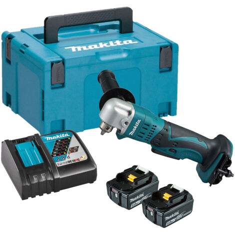 Makita DDA350RTJ 18V Cordless Angle Drill - 2 x 5.0Ah Batteries, Charger & Makpac 3 Case (1/5)