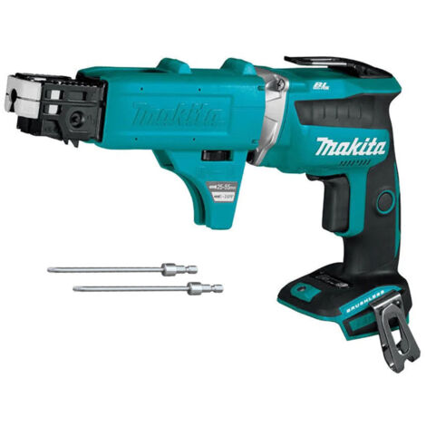 Makita DFS452ZC 18V Brushless Drywall Screwdriver with Collated Autofeed Attachment (199146-8)