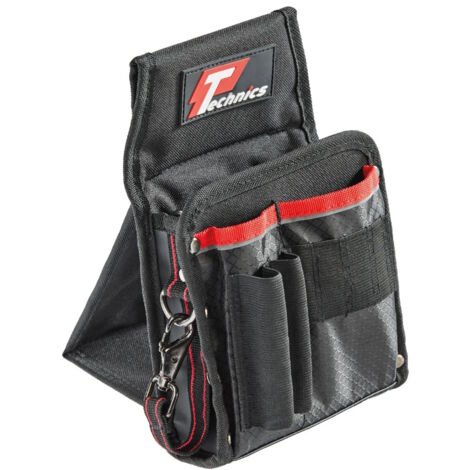 Technics PT148 9 Pocket Heavy Duty Kick Stand Electricians Pouch (1/3)