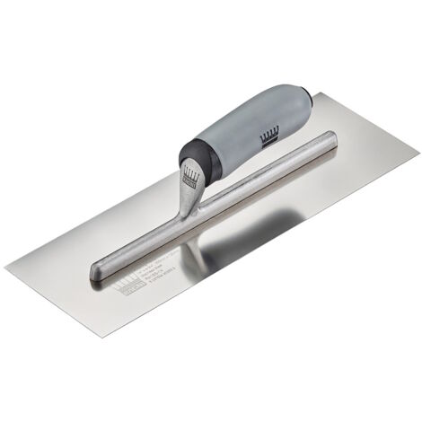 Ragni R418S-11 11" Stainless Steel Finishing Plasterer’s Trowel (1/2)