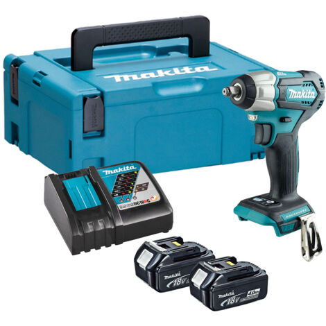 Makita DTW180RMJ 18V LXT 3/8" Brushless Impact Wrench - 2 x 4.0Ah Batteries, Charger & Makpac 2 Case (1/5)