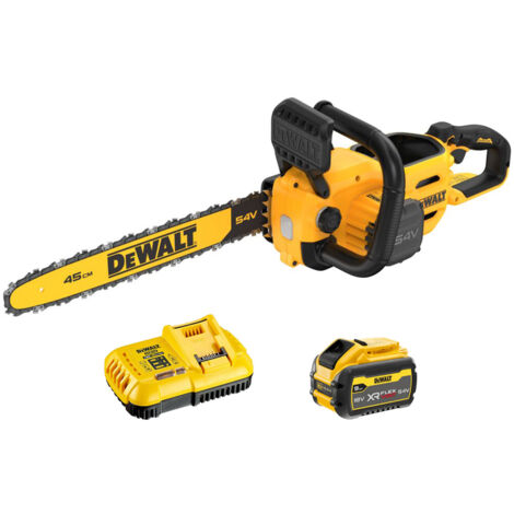 Dewalt DCMCS574X1 54V XR FlexVolt 45cm High Powered Chainsaw - 1x 9Ah Battery & Charger (1/7)