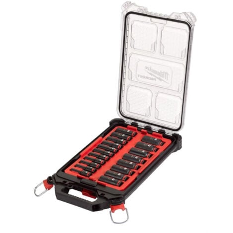 Milwaukee 4932480943 - 1/2 PACKOUT 16pcs. Impact Socket Set