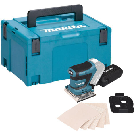 Makita DBO482ZJ 18V LXT Palm Orbital Sander - Body Only & Makpac 3 Case