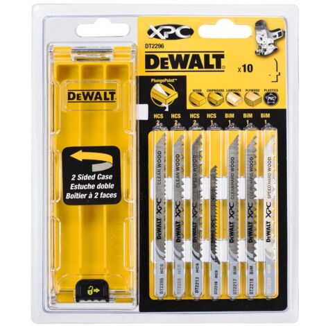 DeWalt DT2296-QZ 10 Piece XPC Jigsaw Wood Blade Set