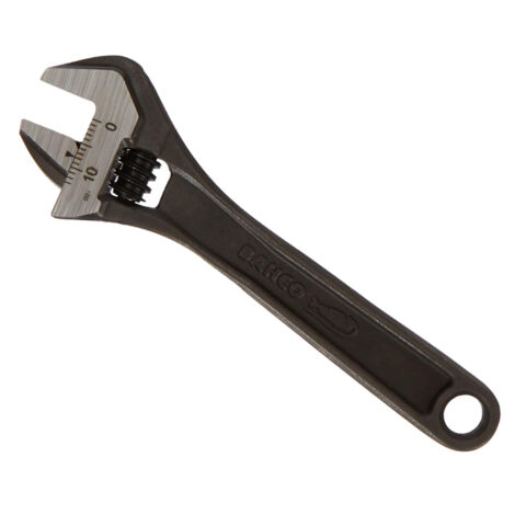 Bahco Black Adjustable Wrench 100mm 4in Jaw Capacity 13mm BAH8069