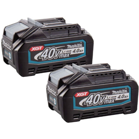 Makita BL4040 40V Max XGT 4.0Ah Li-Ion Battery (191B26-6) - Twin Pack