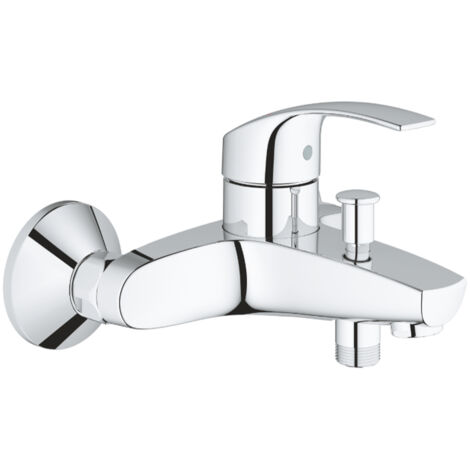 GROHE 33300002 Eurosmart Single-Lever Bath/Shower 1/2inch Mixer Tap - Chrome