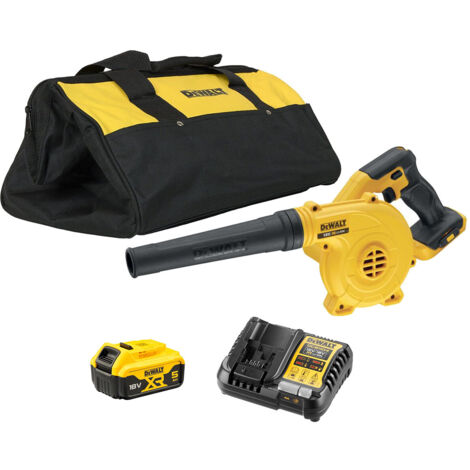 DeWalt DCV100P1B 18V XR Compact Jobsite Blower - 1x 5Ah Battery, Charger & 18inch Bag (1/5)