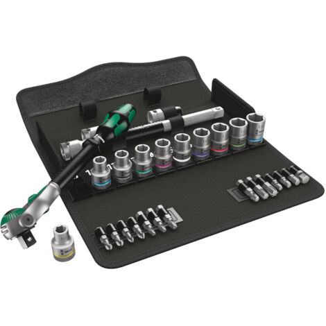 Wera 05004076001 - 1/2inch Drive 8100 SC 28 Piece Metric Socket & Bit Set 10-19mm (1/5)