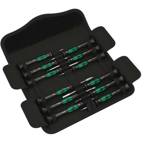 Wera 05073677001 - Kraftform Micro 12 Electronics 1 Screwdriver set for electronic applications, 12 pieces