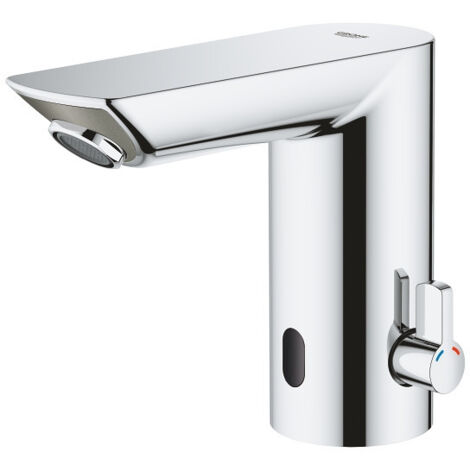 Grohe 36451000 BauCosmo E Infra-red electronic basin mixer 1/2inch with mixing device and temperature limiter - Chrome (1/5)
