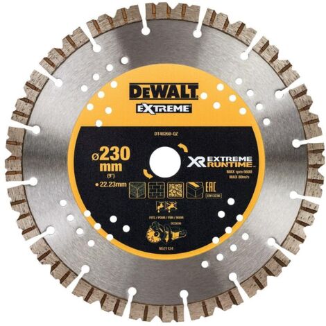 DeWALT DT40260-QZ 230x22mm Extreme Runtime Diamond Wheel - DCS690 Saw