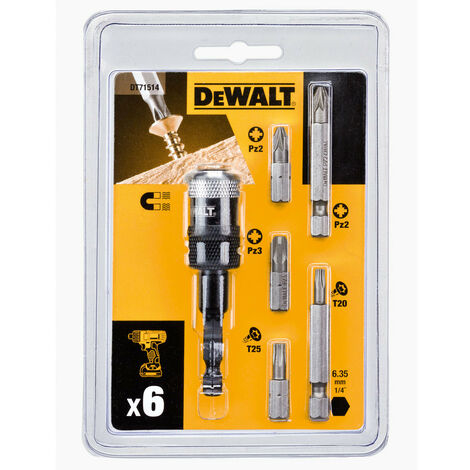 DeWalt DT71514-QZ 6 Piece Rapid Load Screwdriving Set