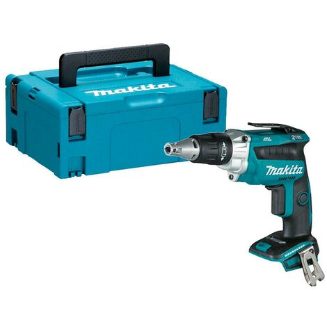 Makita DFS250ZJ Cordless 18V Brushless Drywall Screwdriver Body Only with Makpac Type 2 Case (1/3)