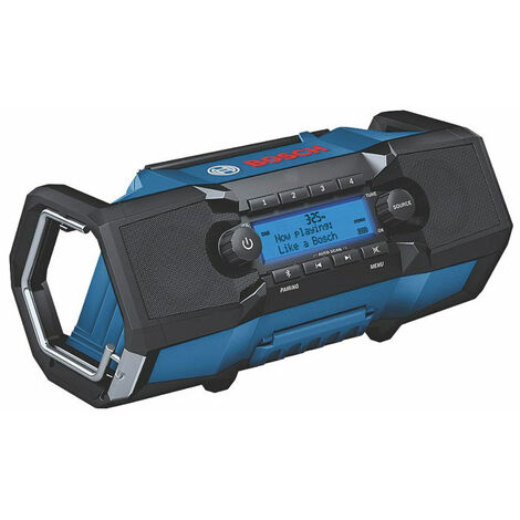Bosch GBP 18 V-2 C 18V Cordless Bluetooth MP3 FM Radio Professional Jobsite Radio 0 601 4A3 070