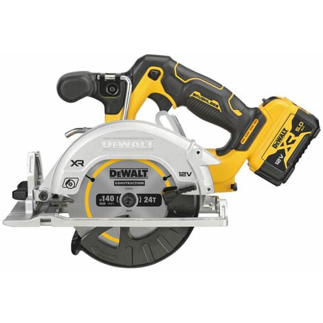 DeWALT DCS512P2-GB 12V XR 140mm BL Circular Saw With Batts