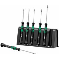 Wera 118150 6pce Kraftform Micro Precision Screwdriver Set Slotted & Phillips