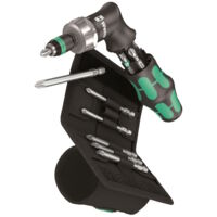 Wera 051031 Kraftform Kompakt Pistol Grip RA 4 Ratcheting Screwdriver & Bit Set