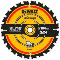 DeWalt DT10302-QZ Extreme 2nd Fix Circular Saw Blade 184mm x 16mm Bore x 24 Teeth