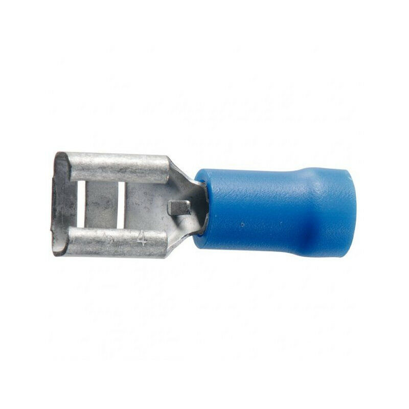 Cosse Plate Femelle Isolée 6.3mm 1.5 à 2.5 Mm² Bleu Par 10 - Foto 12