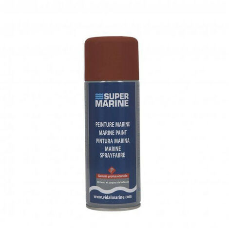 Peinture fer glycéro antirouille, rouge vif, 0,5 litre intérieur et extérieur
